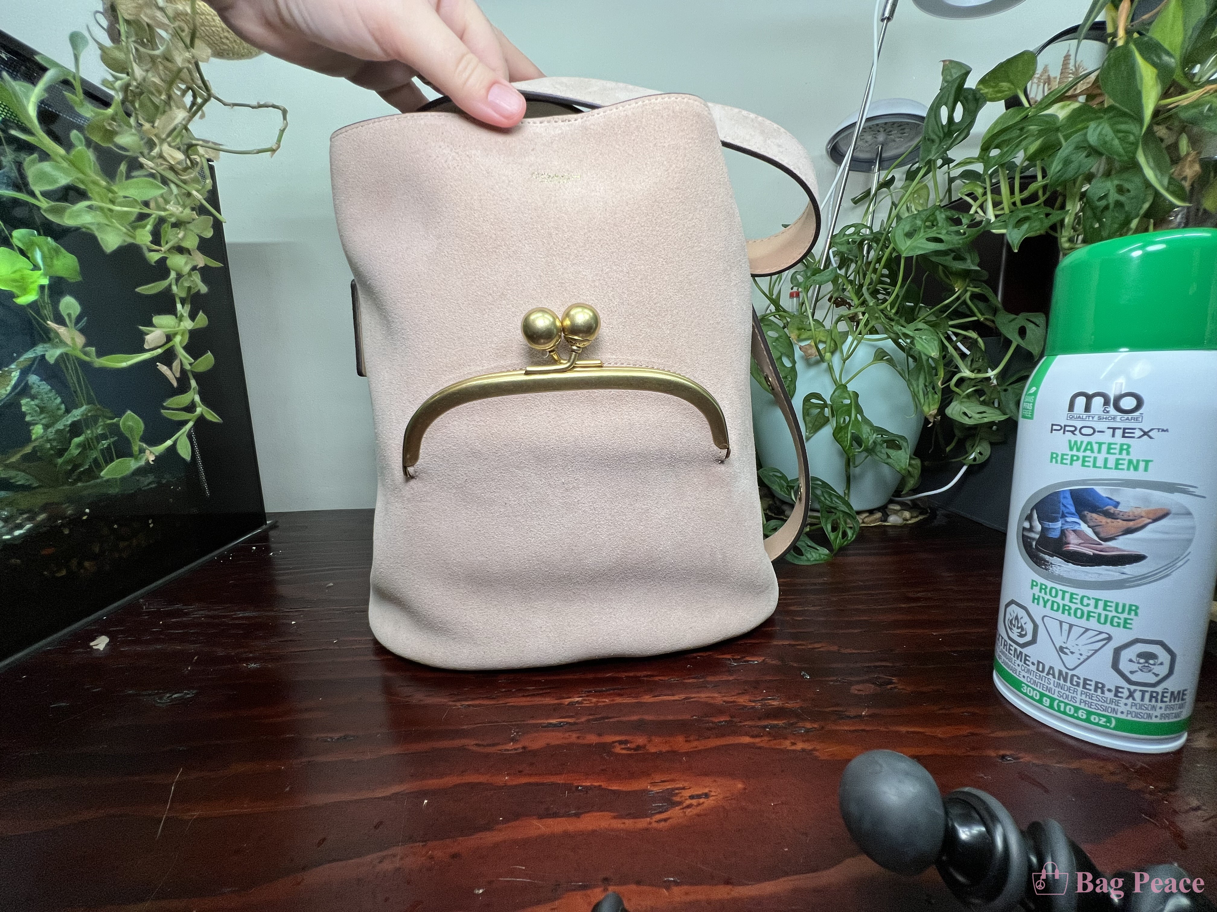 Coach Bleecker Bucket Bag With Kisslock, Nuage