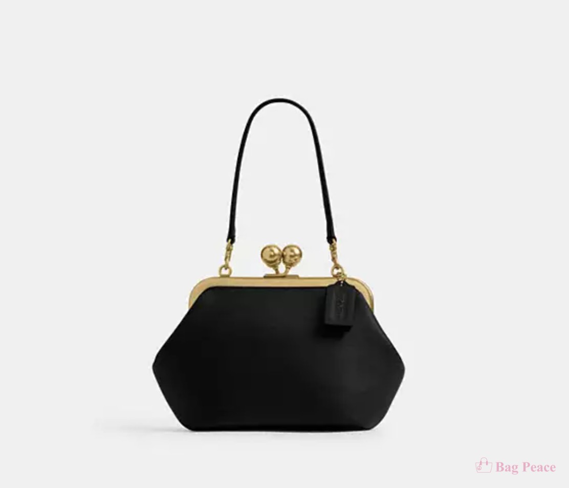 Coach Kisslock Frame Bag 16, Black