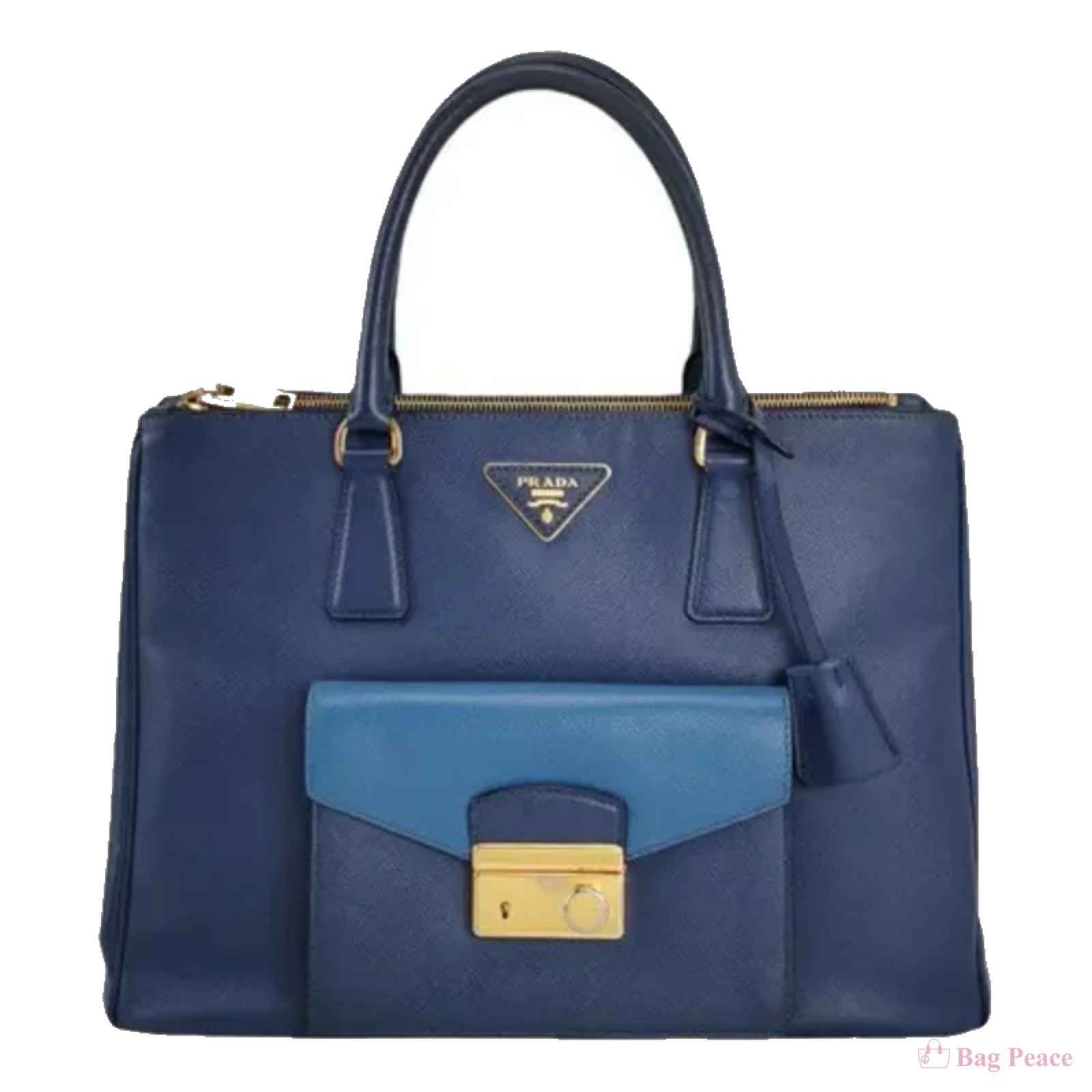 Prada Tote, Blue/Navy